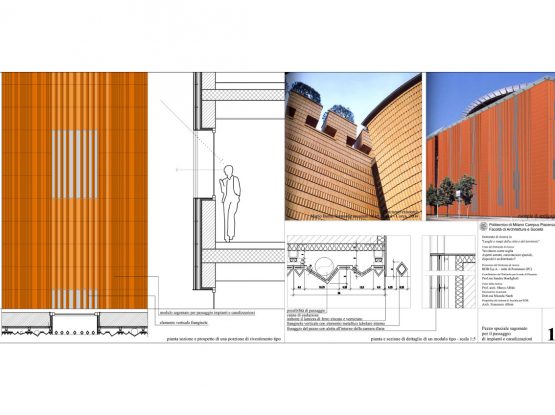 Study of a Terracotta facade system for RDB