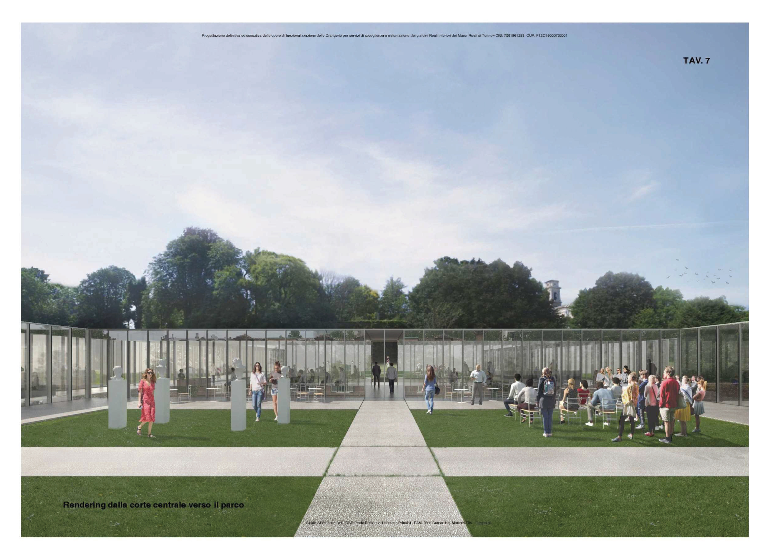 Orangerie e giardini reali inferiori studio albini associati Progettazione giardini torino